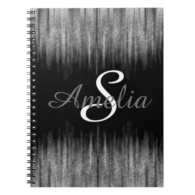 Cuaderno Nombre de las parqueas Purpurinas Girales personal (Frente)