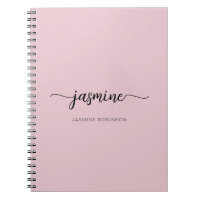 Nombre de monograma de letra script moderna rosa r