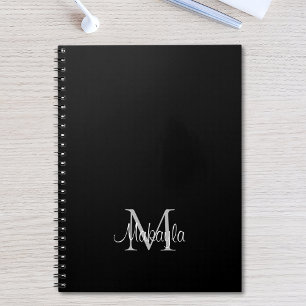 Cuaderno Nombre de monograma personalizado Bloc de notas ne