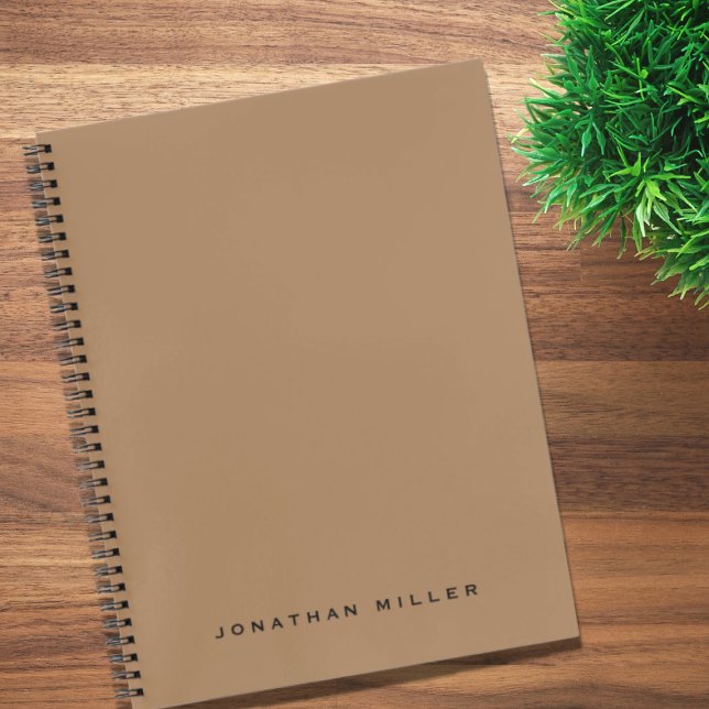 Cuaderno Nombre de monograma profesional minimalista (Subido por el creador)