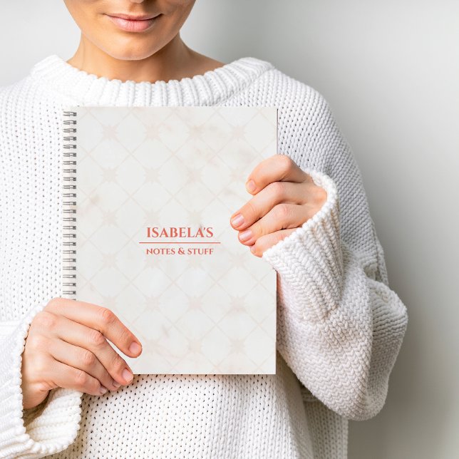 Cuaderno Nombre de patrón moderno (Subido por el creador)