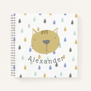 Cuaderno Nombre de personalizable de gato corto