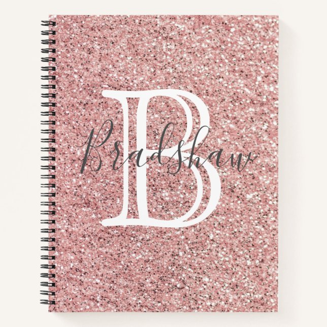 Cuaderno Nombre de Rosa Brillante (Anverso)