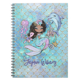 Cuaderno Nombre del Chica de los suministros de la escuela 