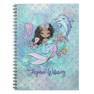 Cuaderno Nombre del Chica de los suministros de la escuela