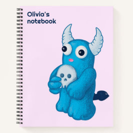 Cuaderno Nombre del Gótico kawaii de creepy lindo Demon