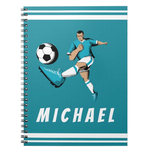 Cuaderno Nombre del Ilustracion gráfico Guay del jugador de (Frente)
