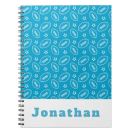 Cuaderno Nombre del patrón de estribillo de estrella de fút