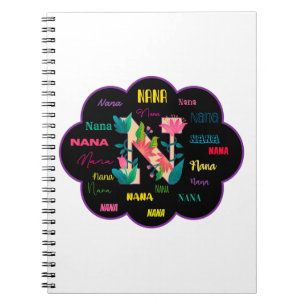 Cuaderno Nombre floral Nana
