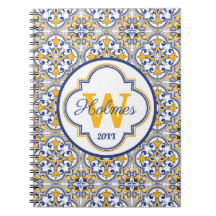 💙 Nombre 💛 + inicial Azulejos