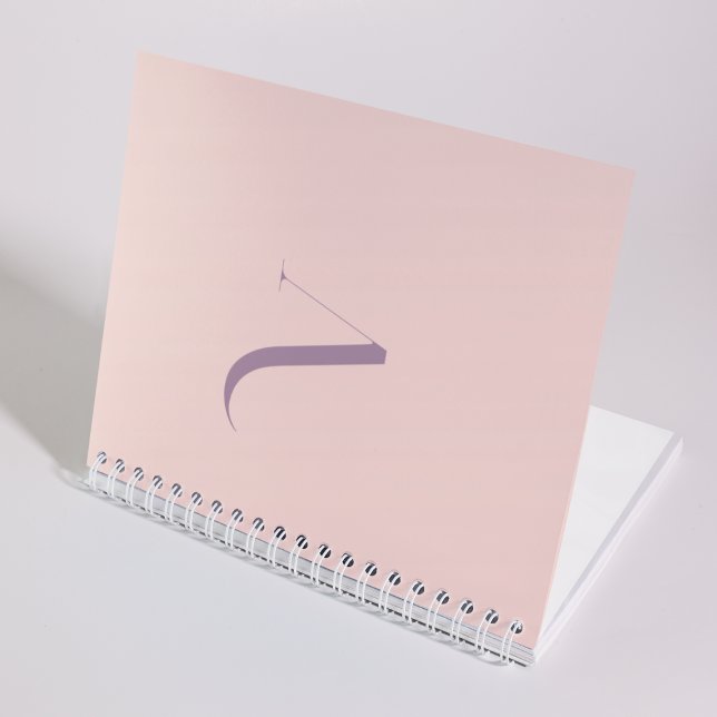 Cuaderno Nombre inicial de estilo personalizado Pastel Girl (Subido por el creador)
