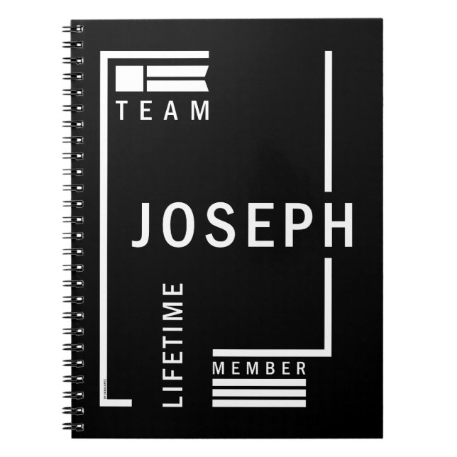 Cuaderno Nombre Joseph (Frente)