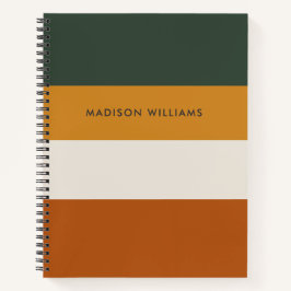 Cuaderno nombre monograma,