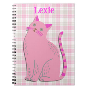Cuaderno Nombre personal Diario para bloc de notas Kitty Ca