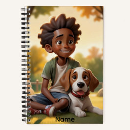 Cuaderno Nombre personalizado Amigo Perro