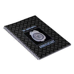 Cuaderno Nombre personalizado, aniversario con Departamento