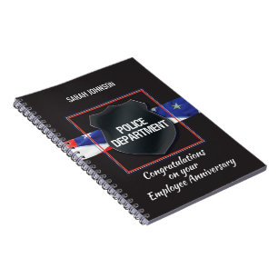 Cuaderno Nombre personalizado, Aniversario del empleado de 