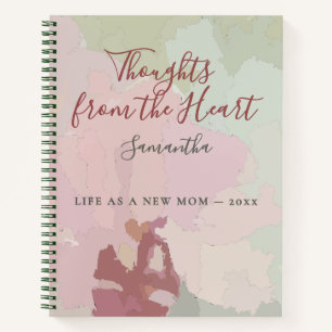 Cuaderno Nombre personalizado Año Nuevo Pensamiento de Mamá
