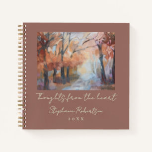 Cuaderno Nombre personalizado Año Pensamientos sinceros Boh