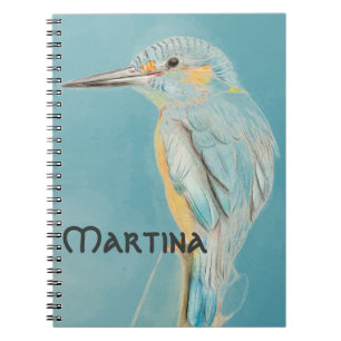 Cuaderno Nombre personalizado Bella Bird Notebook