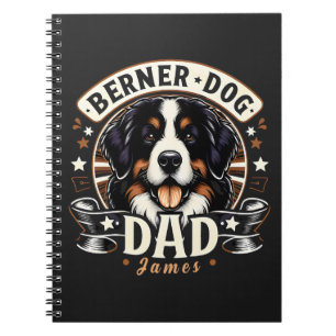 Cuaderno Nombre Personalizado Berner Dog Dad - Papi Bernés
