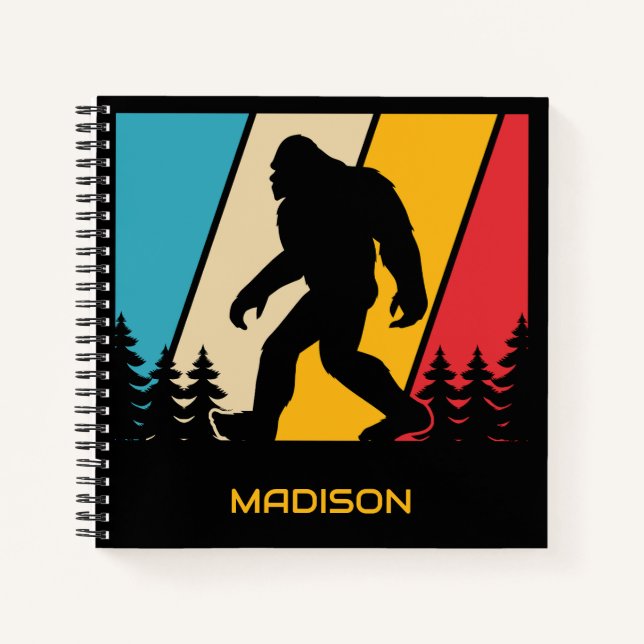 Cuaderno Nombre personalizado Bigfoot (Anverso)