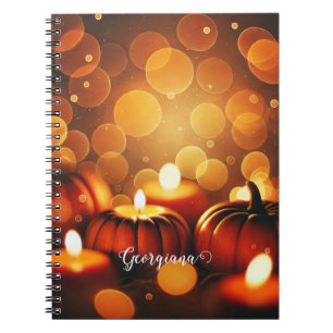Cuaderno Nombre personalizado Brimpkins con brillo Efecto B