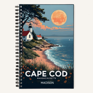 Cuaderno Nombre personalizado Cabo Cod Massachusetts
