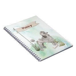 Cuaderno Nombre personalizado Caniche Gris Mascota Perro