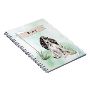 Cuaderno Nombre personalizado Cocker Spaniel Mascota Dog