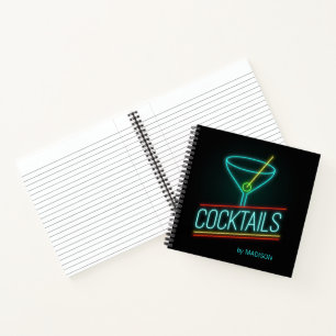 Cuaderno Nombre personalizado COCTAILS