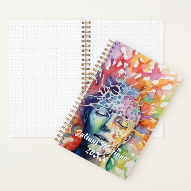 Cuaderno Nombre personalizado de Aura (Interior)