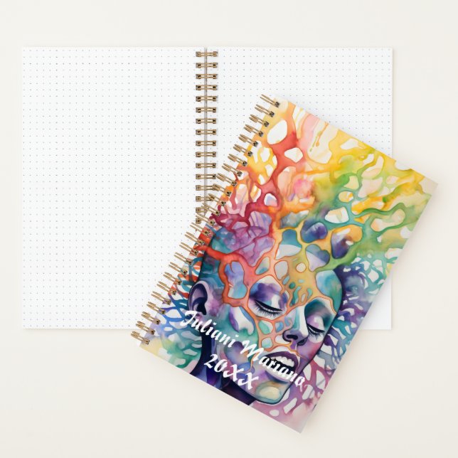 Cuaderno Nombre personalizado de Bliss (Interior)