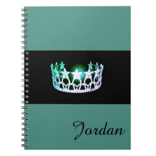 Cuaderno Nombre personalizado de bloc de notas de la corona