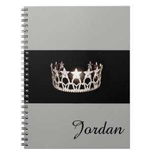 Cuaderno Nombre personalizado de bloc de notas de la corona