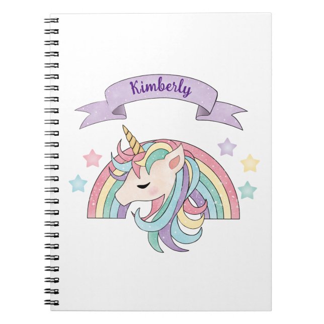 Cuaderno Nombre personalizado de bonificación de pastel de  (Frente)