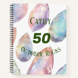 Cuaderno Nombre personalizado de cumpleaños o aniversario d