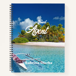 Cuaderno Nombre personalizado de la isla de vacaciones