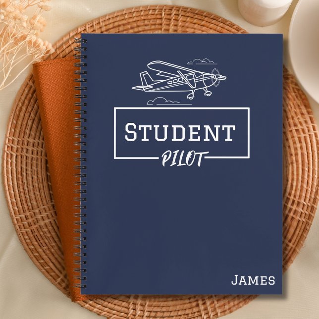 Cuaderno Nombre personalizado de nubes de avión de Cessna p (Subido por el creador)