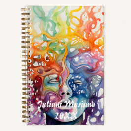 Cuaderno Nombre personalizado de Peace Please