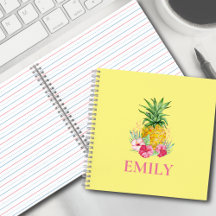 Nombre personalizado de Pineapple Tropical Aloha H