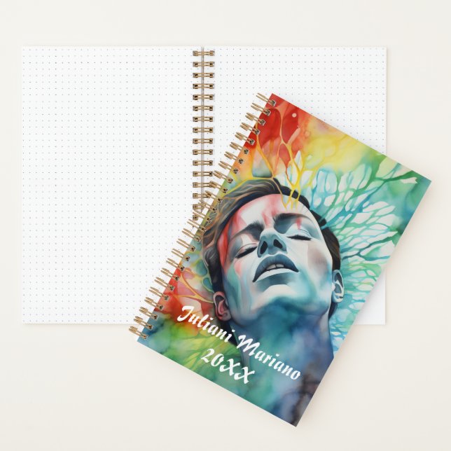 Cuaderno Nombre personalizado de tranquilidad (Interior)