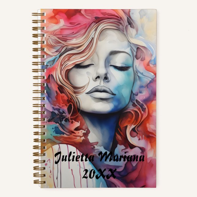 Cuaderno Nombre personalizado de tranquilidad (Anverso)