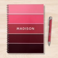 Nombre personalizado del bloque de color rosa colo
