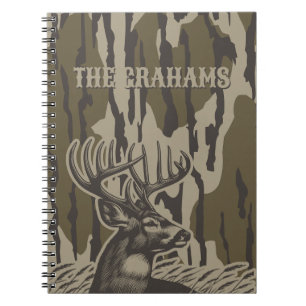 Cuaderno Nombre personalizado del ciervo blanco Bottomland 