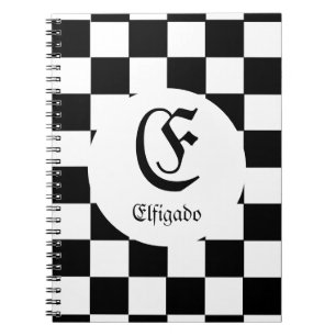 Cuaderno Nombre personalizado del club de ajedrez inicial