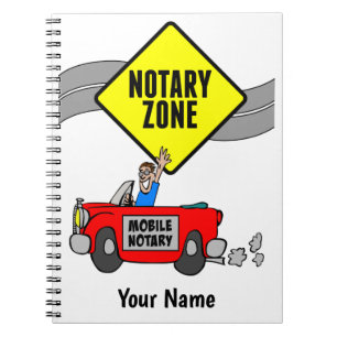 Cuaderno Nombre personalizado del coche deportivo rojo de l