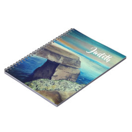 Cuaderno Nombre personalizado del paisaje mediterráneo