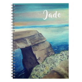 Cuaderno Nombre personalizado del paisaje mediterráneo
