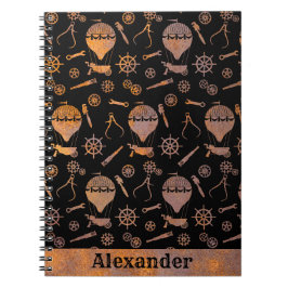 Cuaderno Nombre personalizado del tema de balanceo de vapor